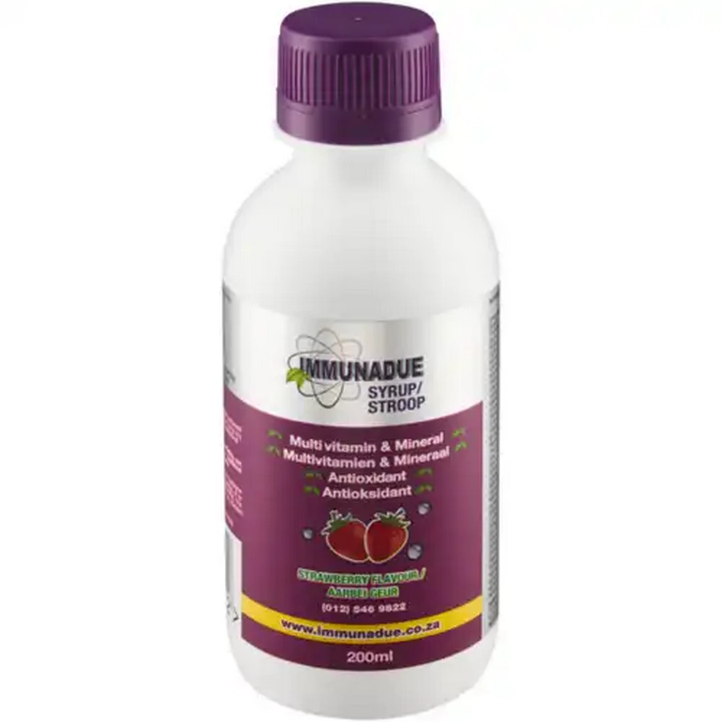 Image of IMMUNADUE Strawberry Flavour Multi Vitamin & Mineral Syrup 200ml