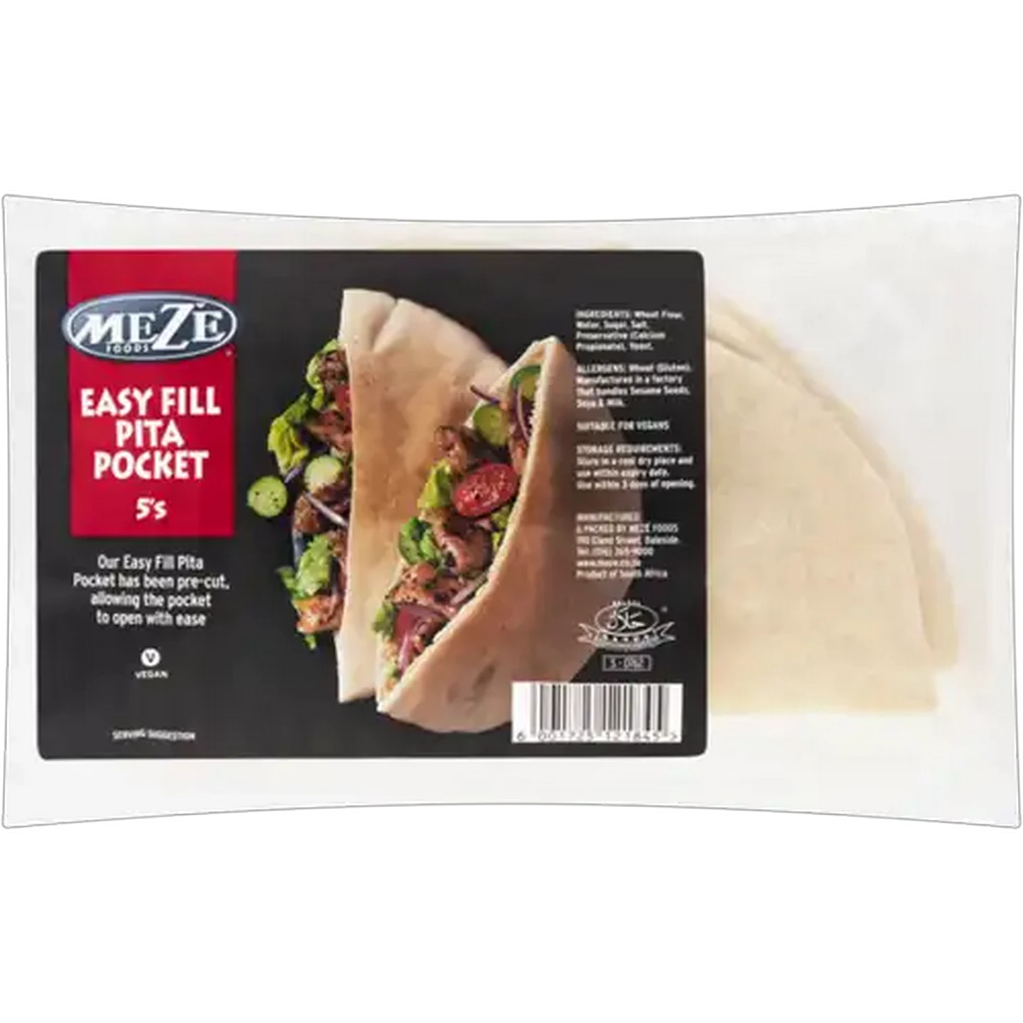 Image of Mezé Foods Easy Fill Pita Pocket 5 Pack