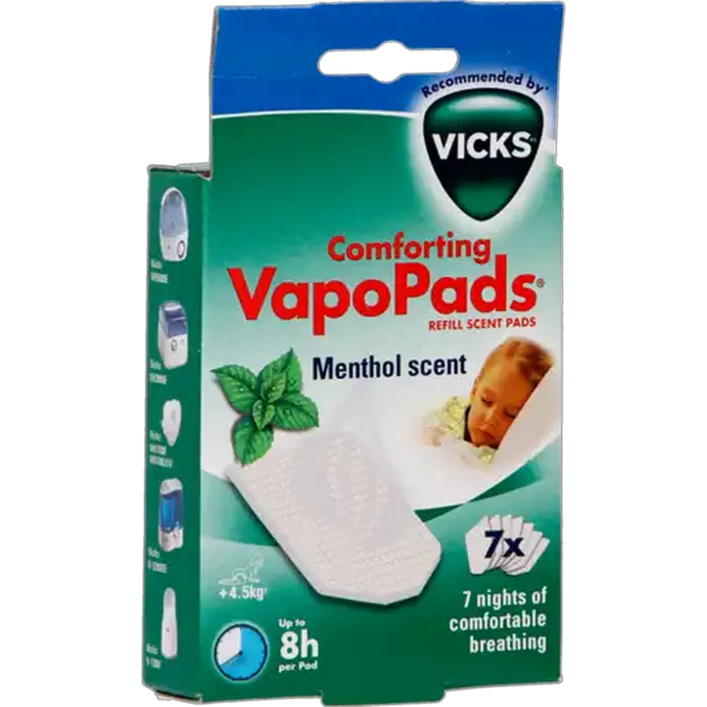 Image of Vicks VapoPads Menthol Scent Refill Scent Pads 7 Pack