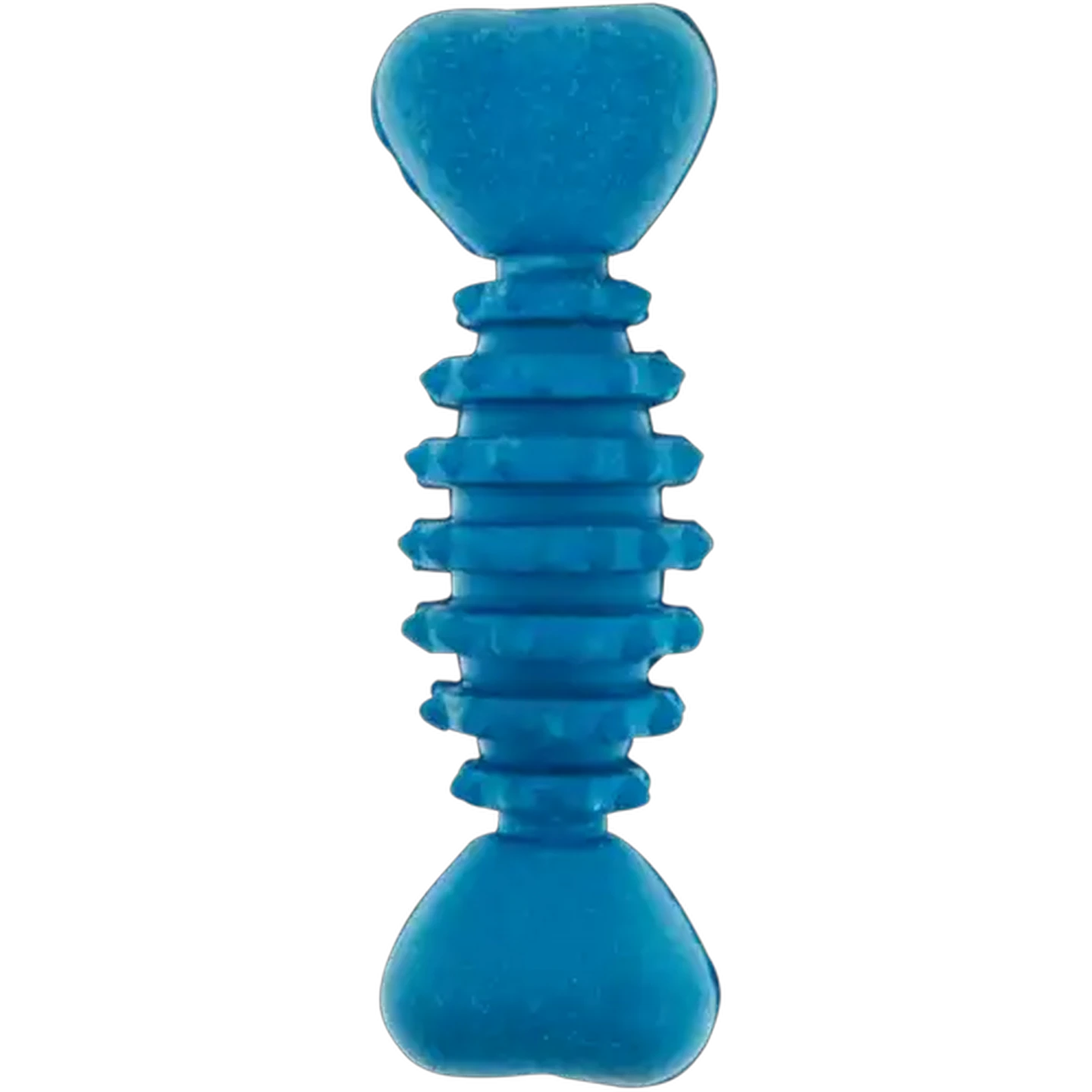 Image of Petshop Blue Mini Rubber Bone Dog Toy