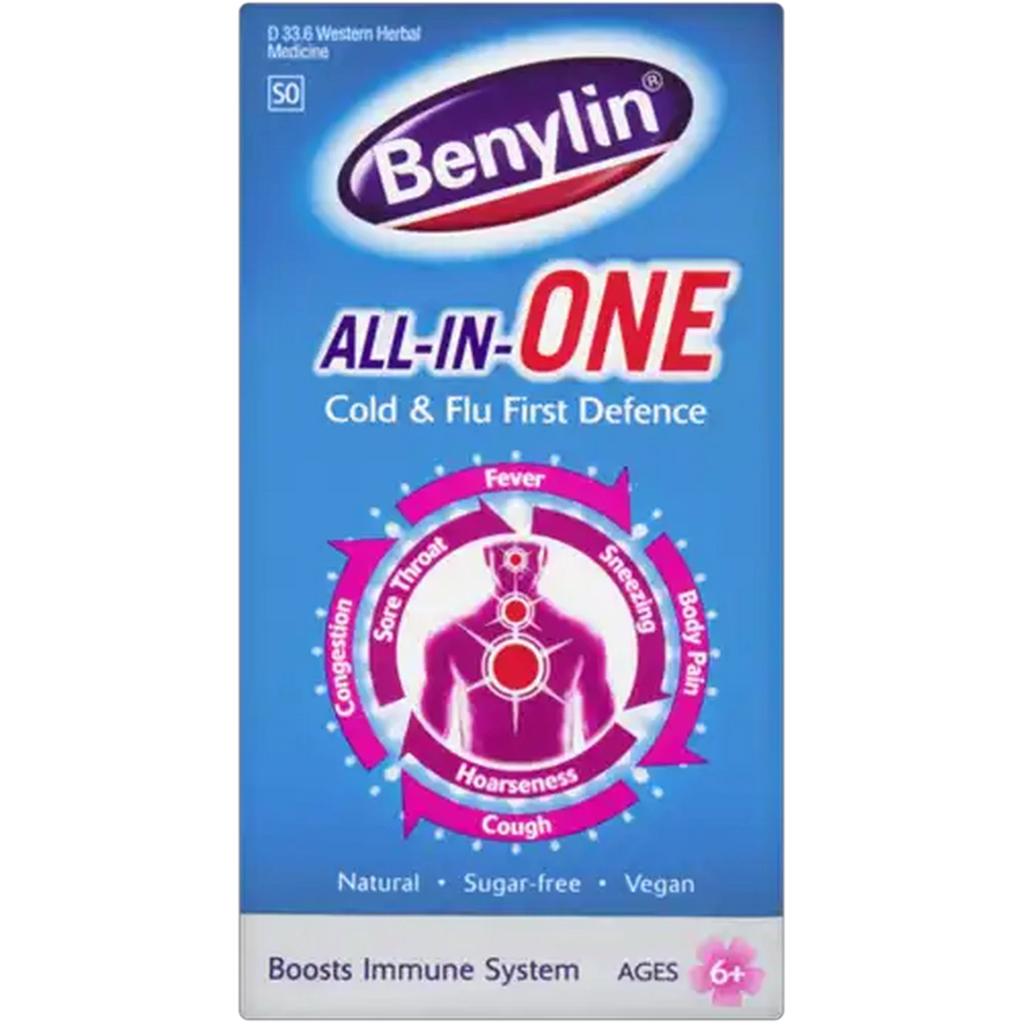 Image of Benylin All In One Cold & Flu Syrup 100ml