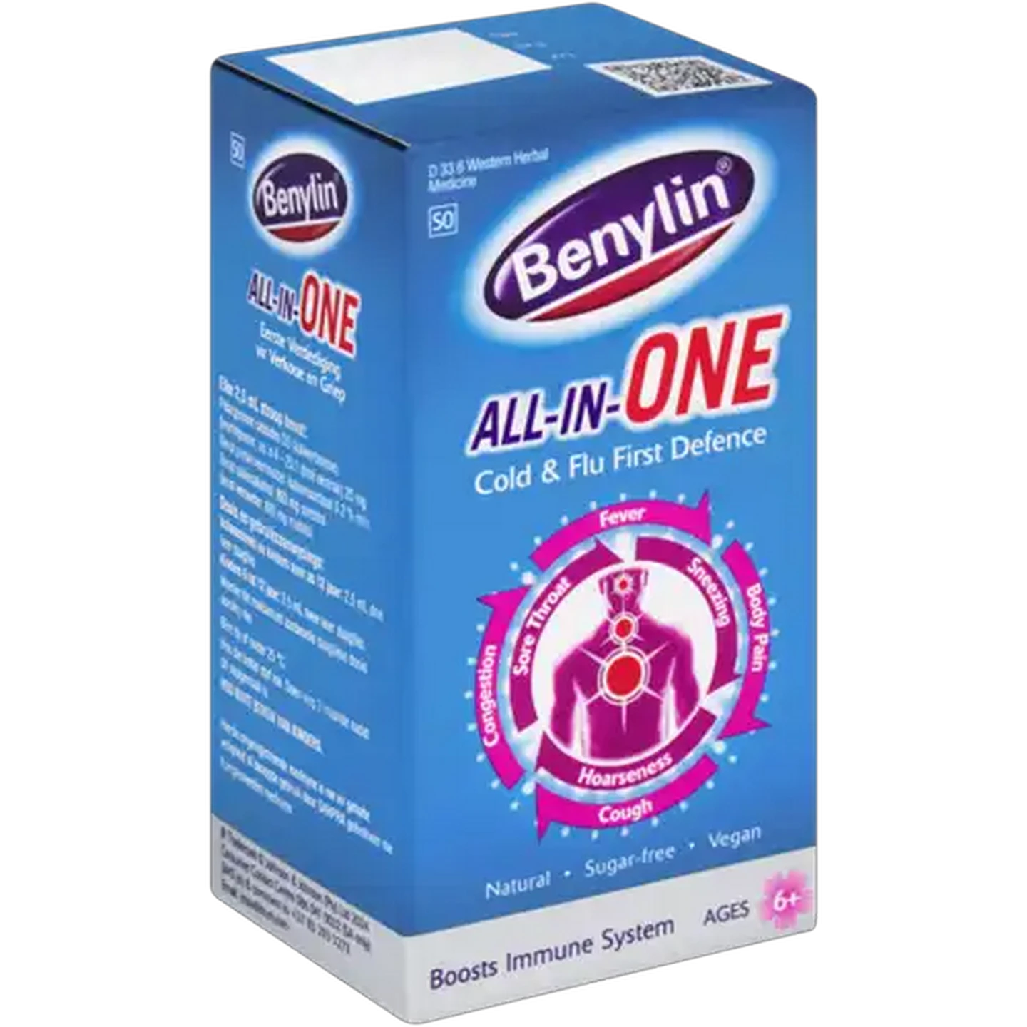 Image of Benylin All In One Cold & Flu Syrup 100ml