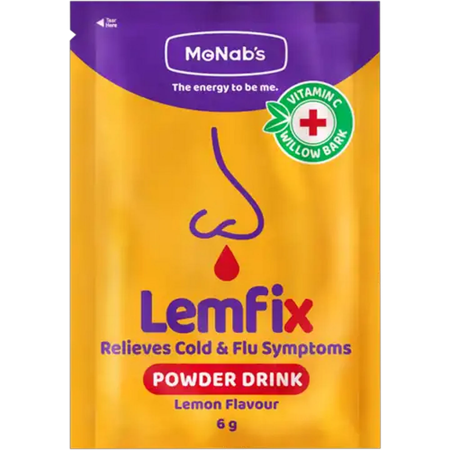 Image of McNab's Lemon Flavour Lemfix Powder Drink 6g