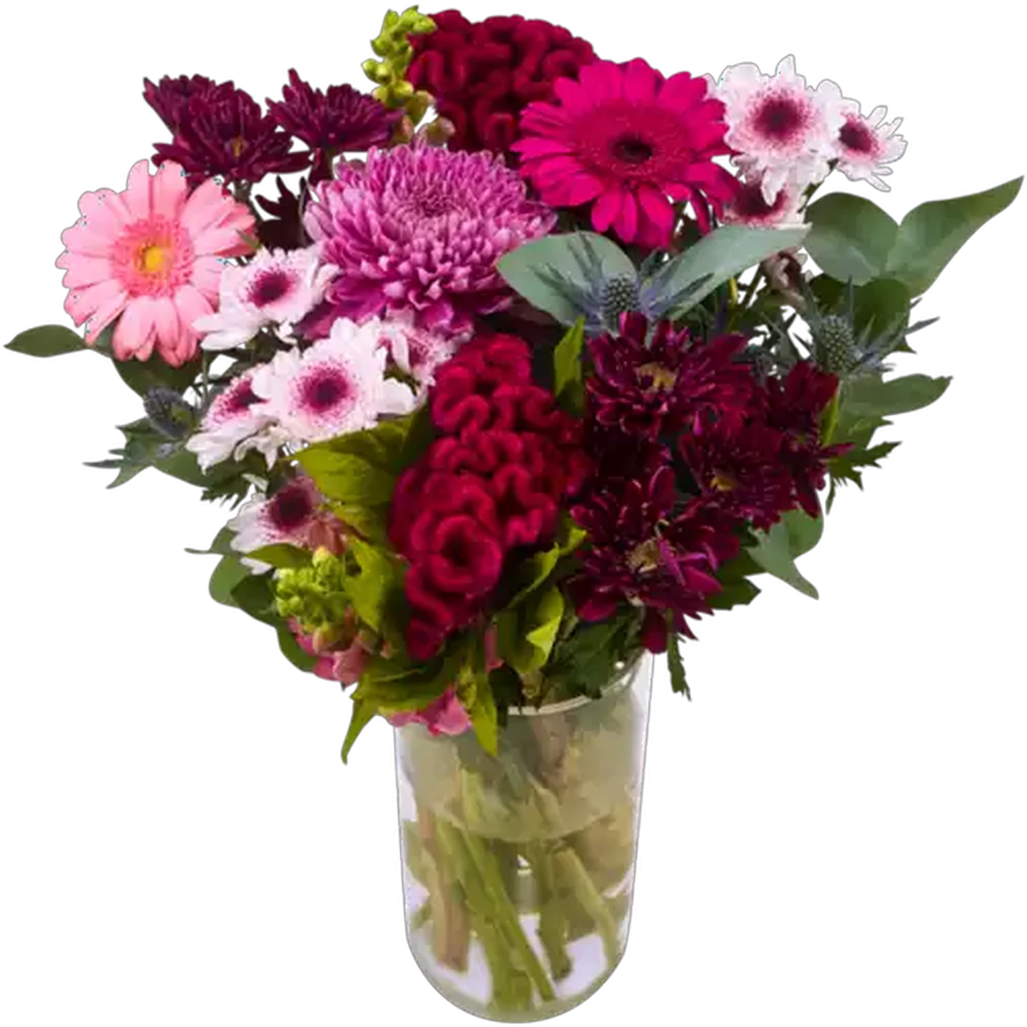 Image of Pink Valentine Mixed Flower Bouquet (Design May Vary)