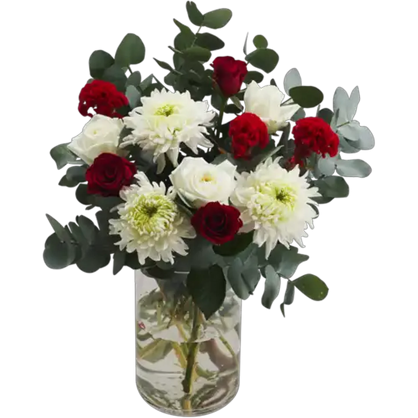 Image of Red Valentine Mixed Flower Bouquet (Design May Vary)