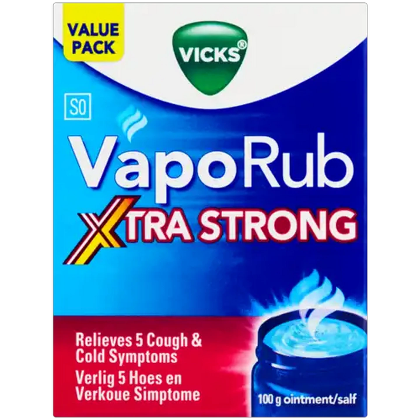 Image of Vicks VapoRub Xtra Strong Ointment 100g