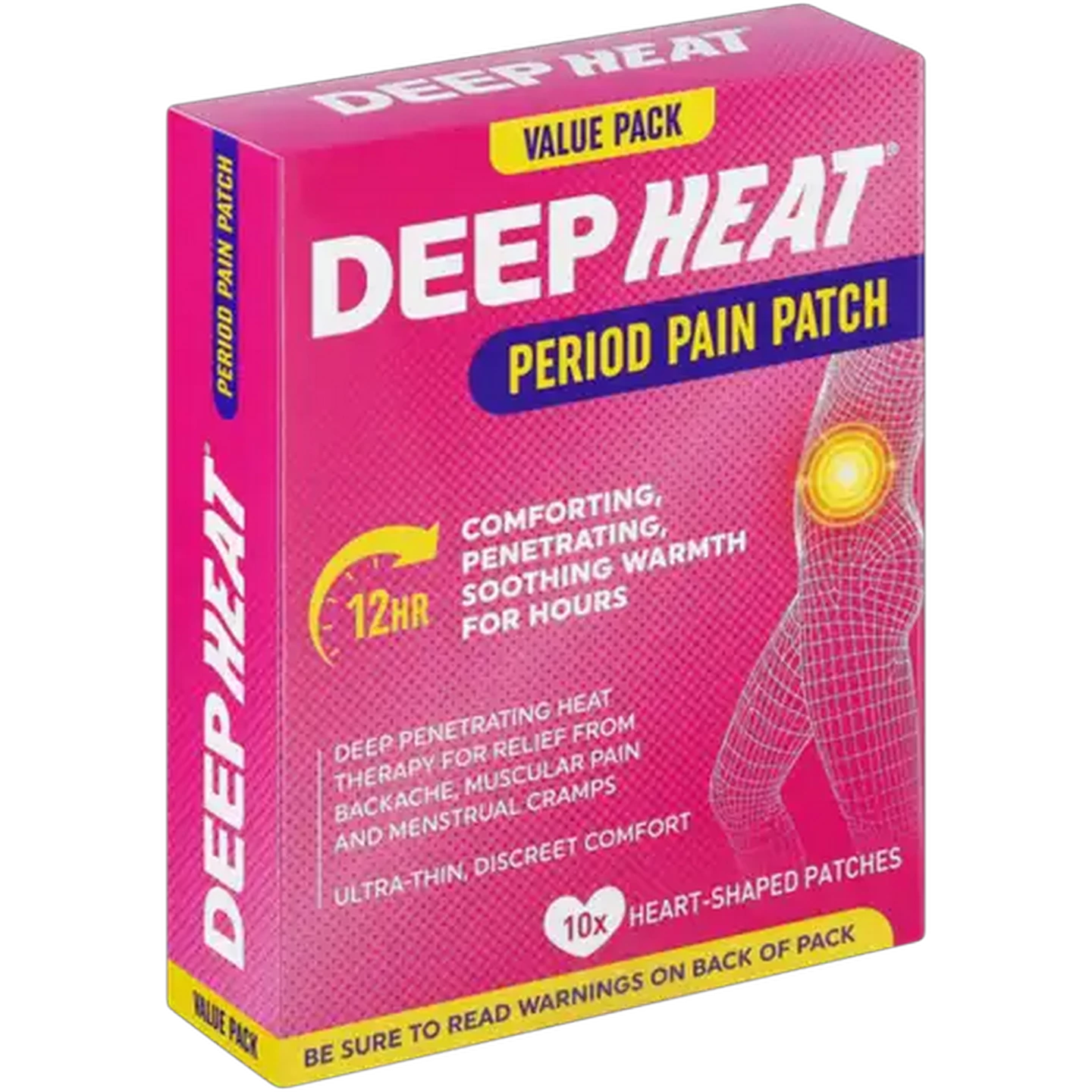 Image of Deep Heat Period Pain Patch 10-Pack