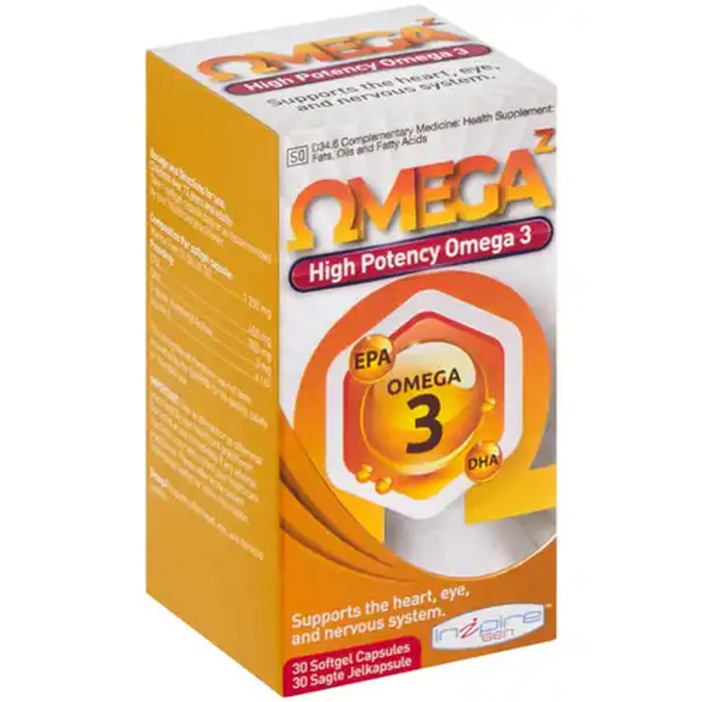 Image of Inzpire Gen Omega Z Softgel Capsules 30-Pack