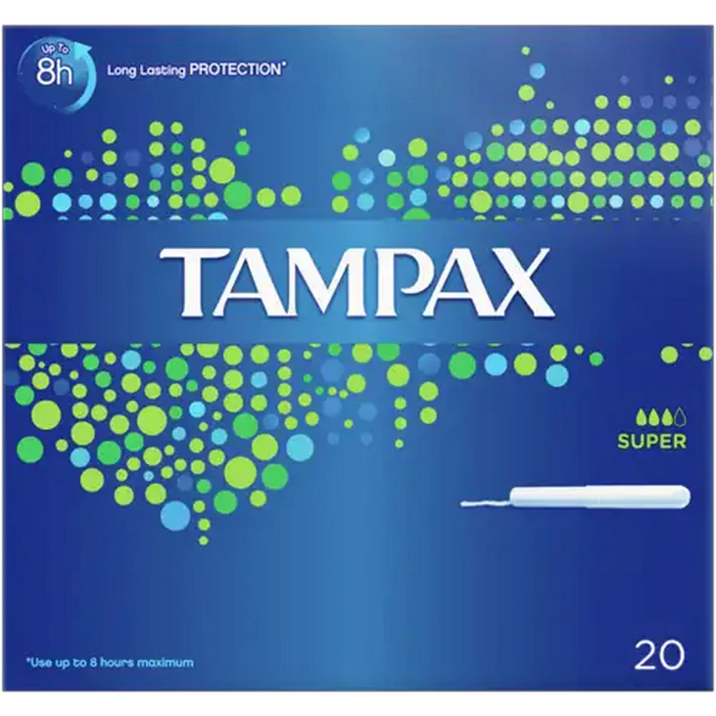 Image of Tampax Super Tampons 20-Pack