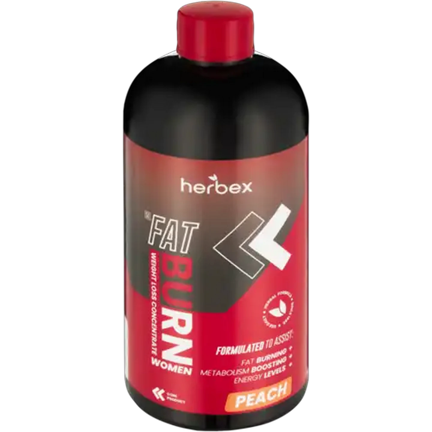 Image of Herbex Fat Burn Peach Weight Loss Concentrate for Women 400ml