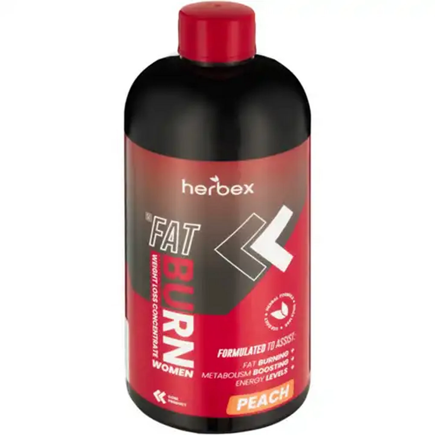 Image of Herbex Fat Burn Peach Weight Loss Concentrate for Women 400ml