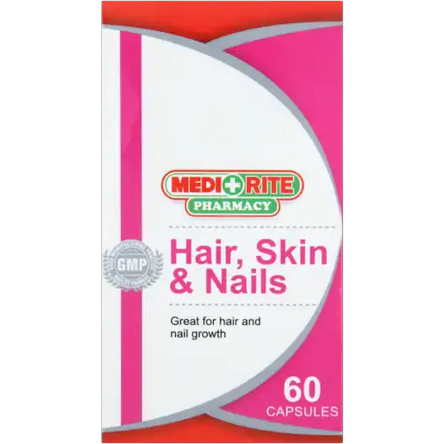 Image of Medirite Hair, Skin & Nails Capsules 60 Pack