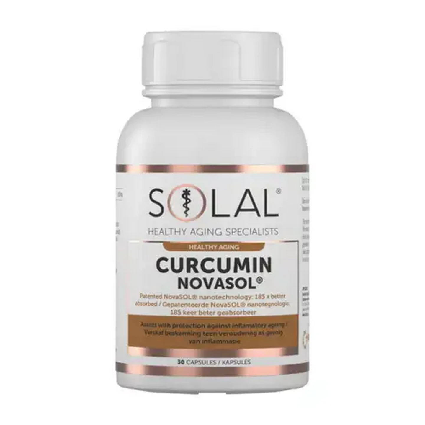 Image of Solal Healthy Aging Curcumin Novasol Capsules 30 Pack