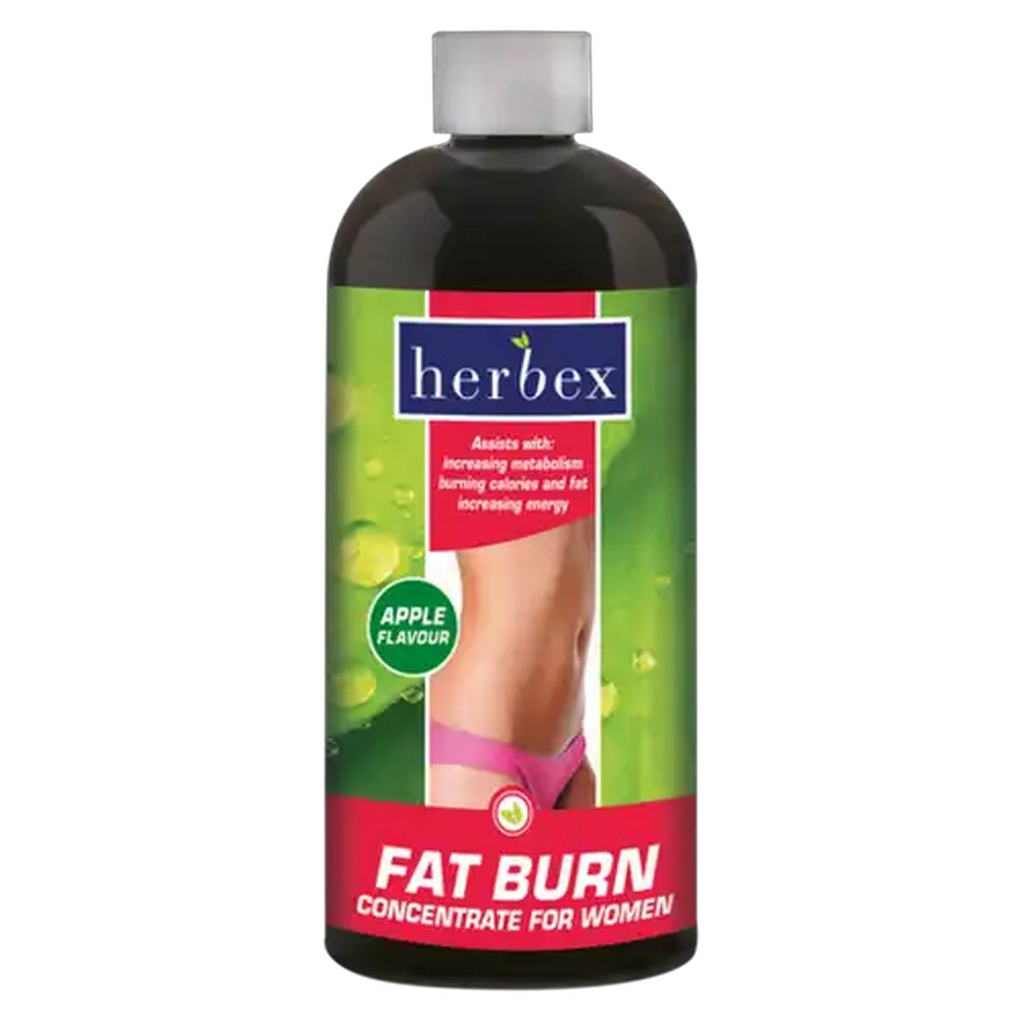 Image of Herbex Fat Burn Womens Apple Flavoured Concentrate 400ml