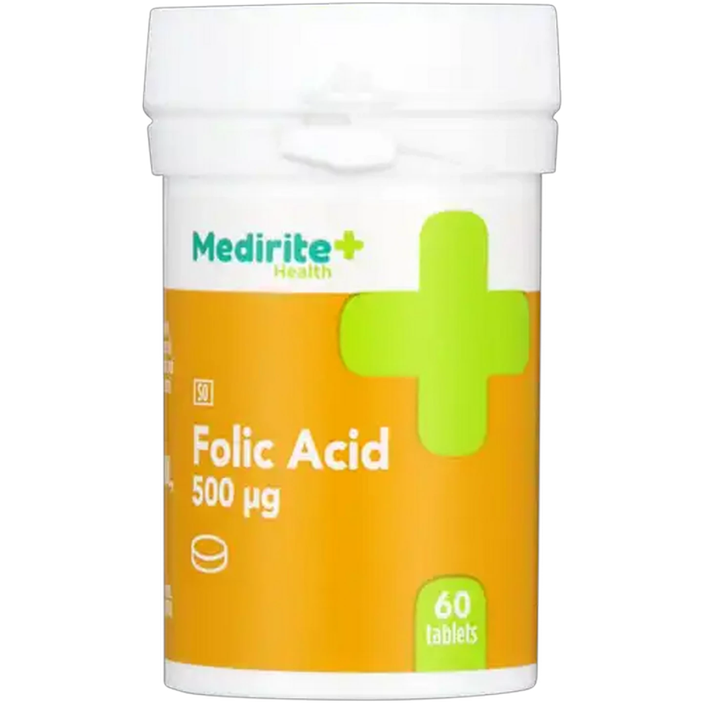 Image of Medirite Folic Acid Tablets 60 Pack