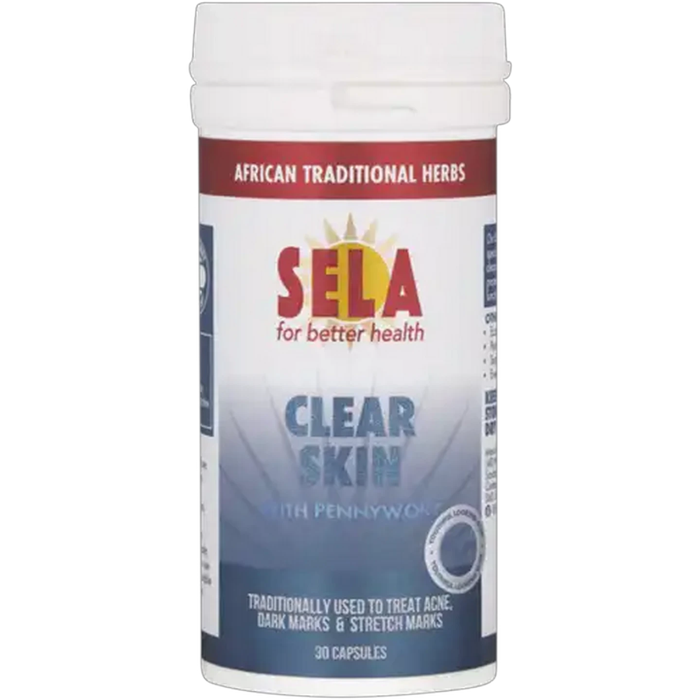 Image of Sela Clear Skin Capsules 30 Pack