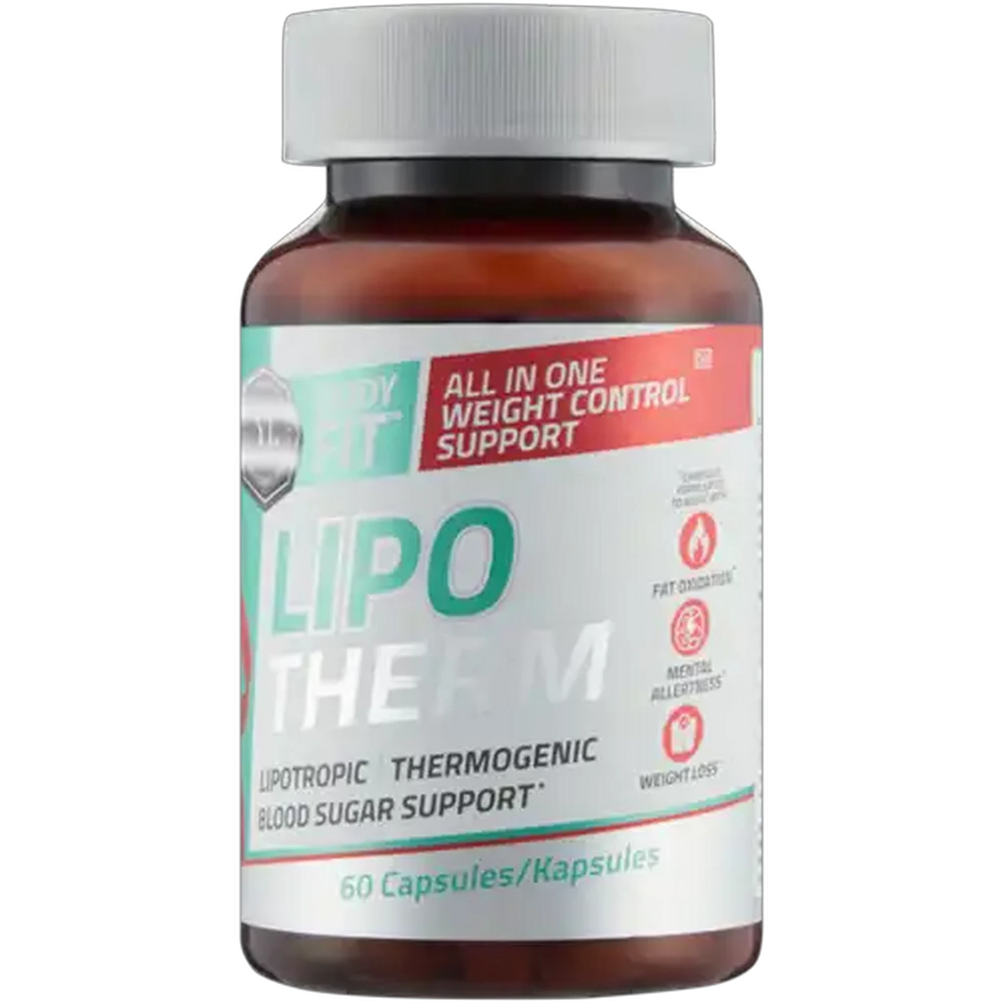 Image of Youthful Living Body Fit Lipo Therm Weight Control Support Capsules 60 Pack