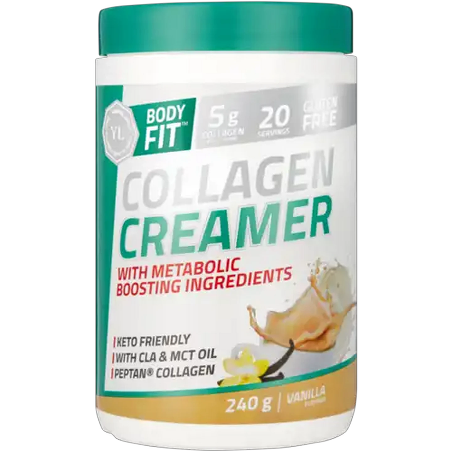 Image of Youthful Living Body Fit Vanilla Flavour Collagen Creamer 240g
