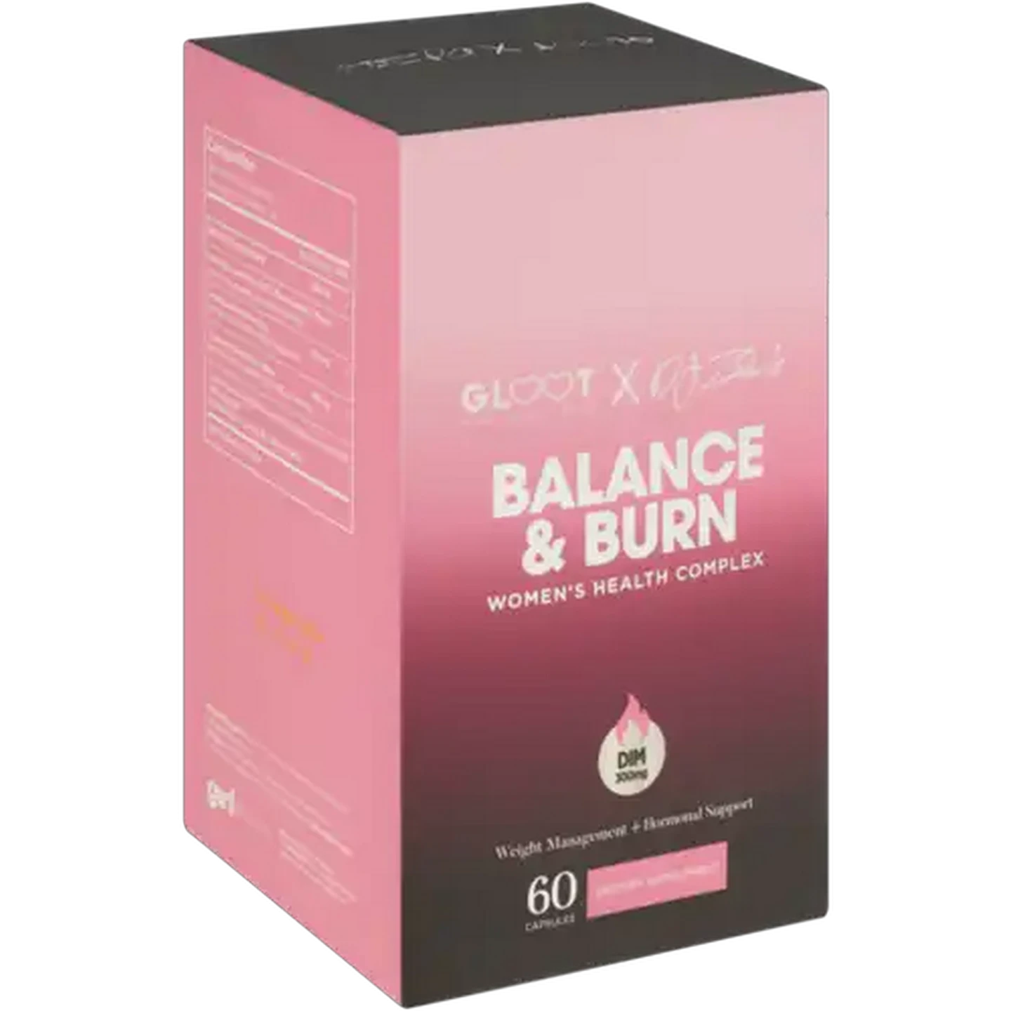 Image of Gloot DJ Zinhle Edition Balance & Burn Capsules 60 Pack