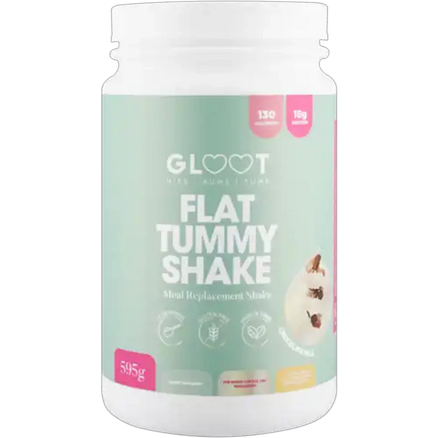 Image of Gloot Chocolate Milk Flat Tummy Shake 595g