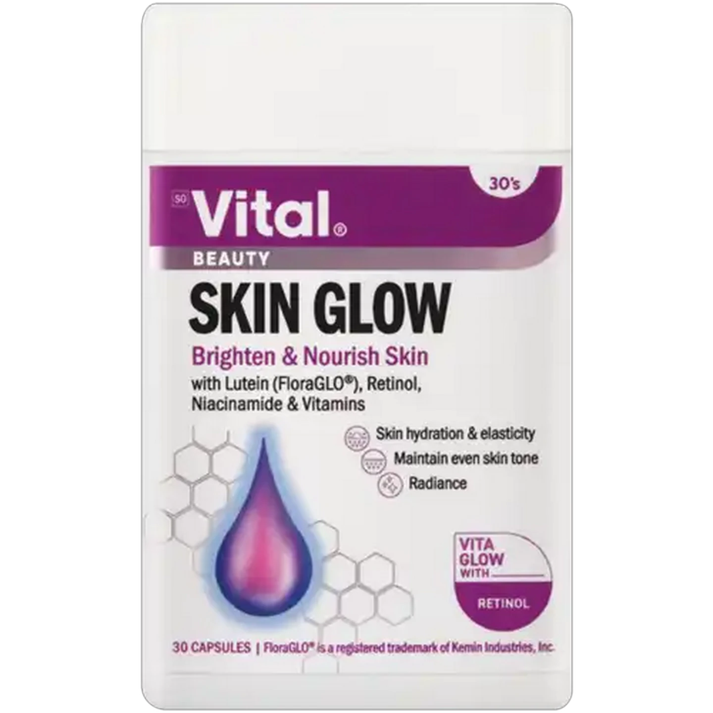 Image of Vital Beauty Skin Glow Capsules 30 Pack