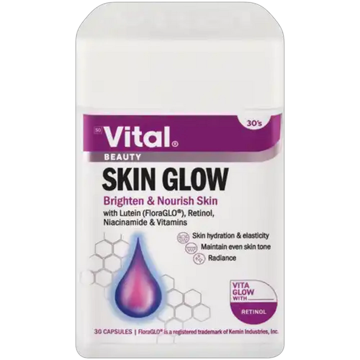 Image of Vital Beauty Skin Glow Capsules 30 Pack