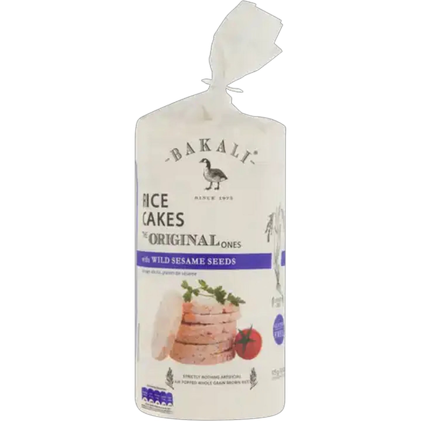 Image of Bakali Wild Sesame Seeds Rice Cakes 115g