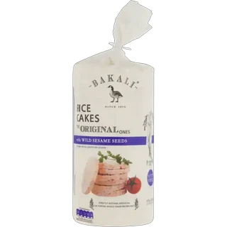 Bakali Wild Sesame Seeds Rice Cakes 115g