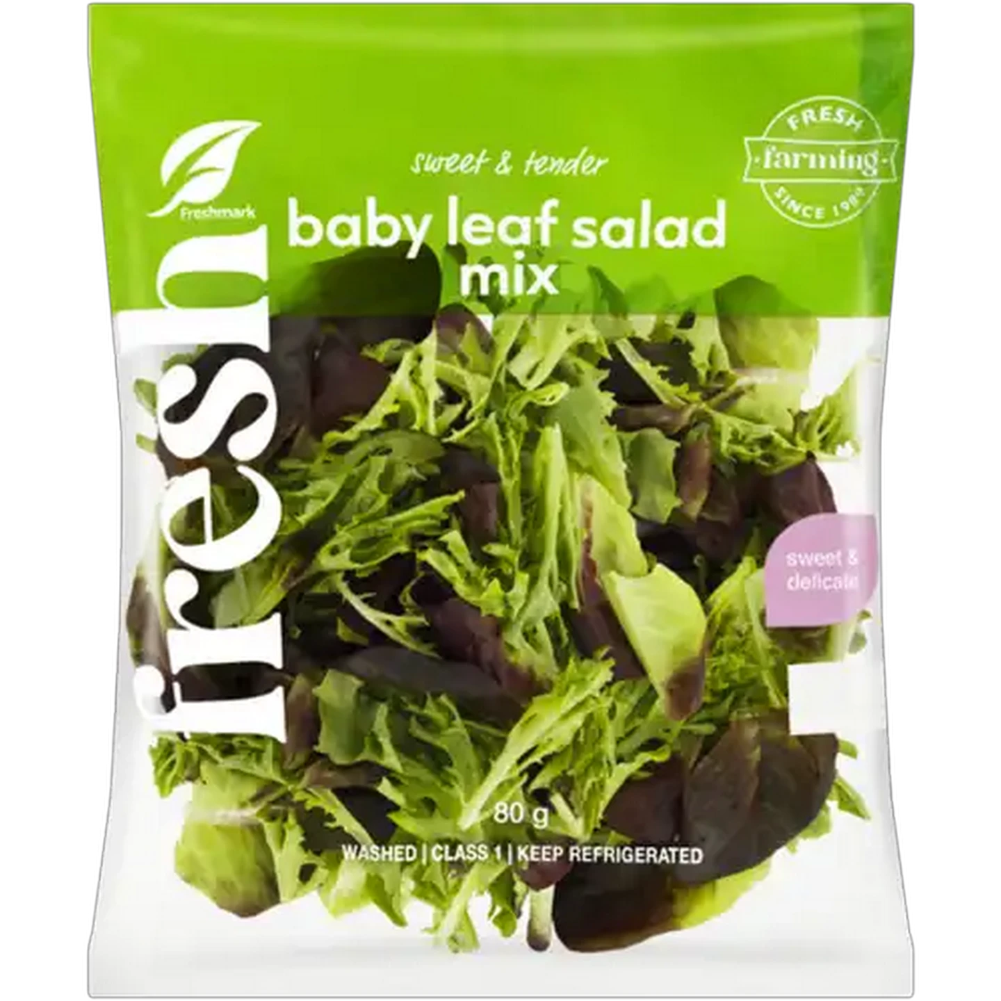 Image of Baby Leaf Salad Mix 80g