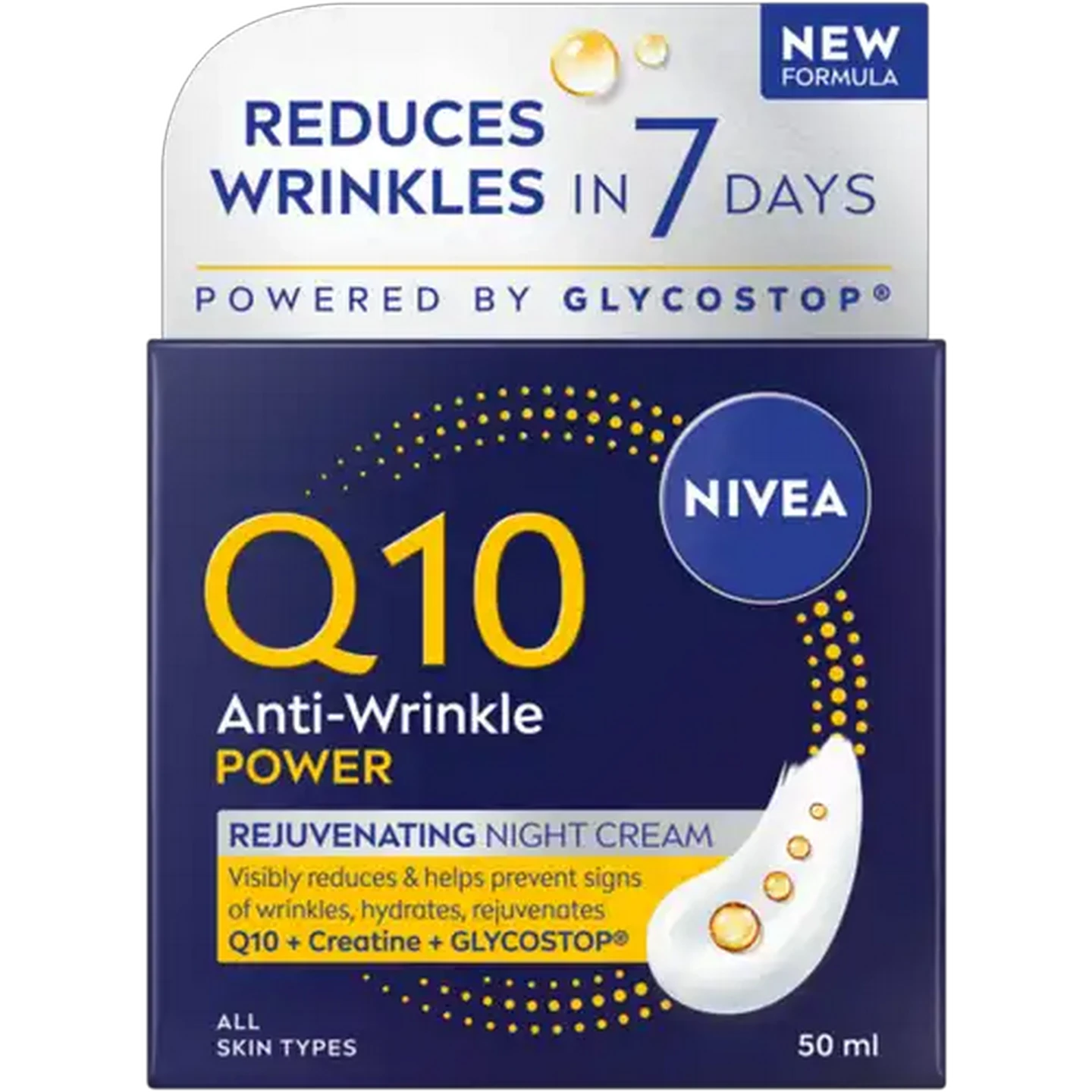 Image of NIVEA Q10 Anti-Wrinkle Power Rejuvenating Night Cream 50ml