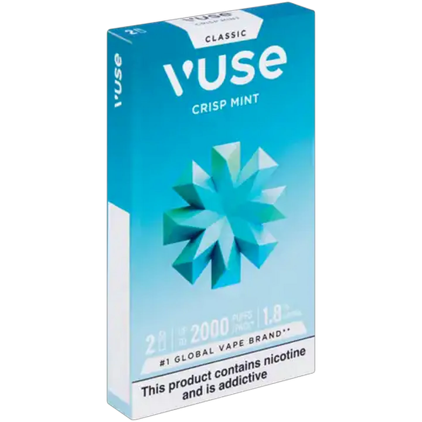 Image of Vuse Classic Crisp Mint 1.8% E-Liquid Pods 2 x 2ml (Non-Refundable. Non-Returnable.)