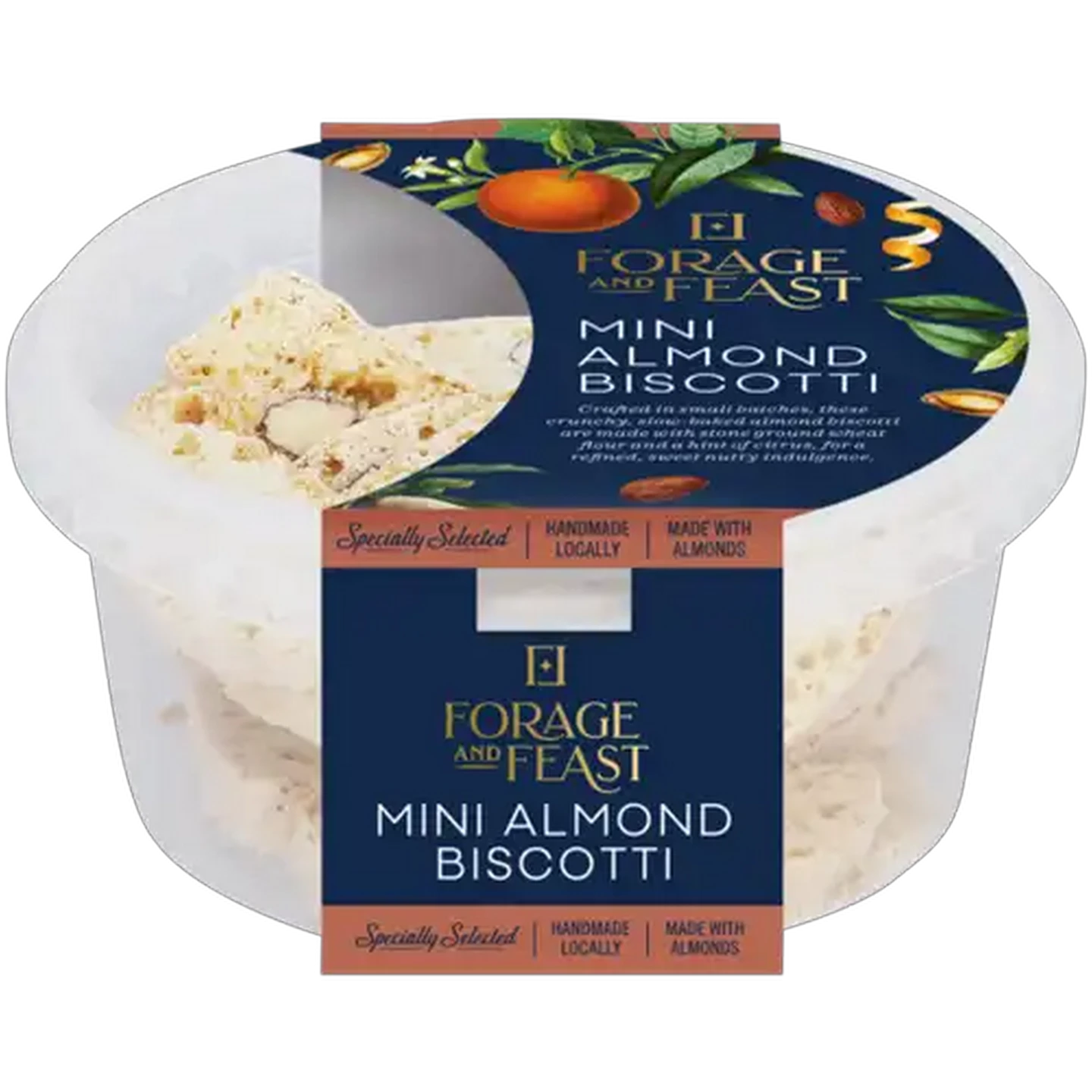 Image of Forage And Feast Mini Almond Biscotti 65g