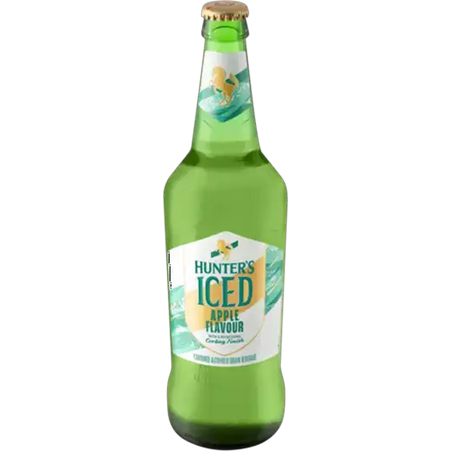 Image of Hunter's Iced Apple Flavoured Alcoholic Grain Beverage Bottle 660ml