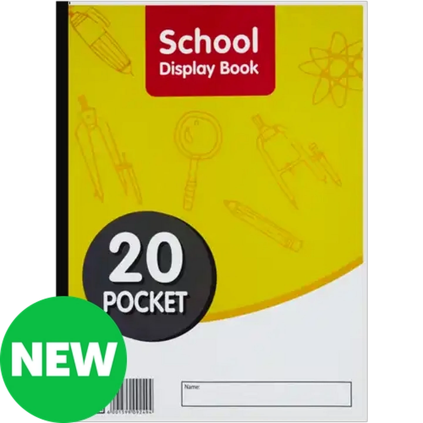 Image of School Stationery 20-Pocket Display Book