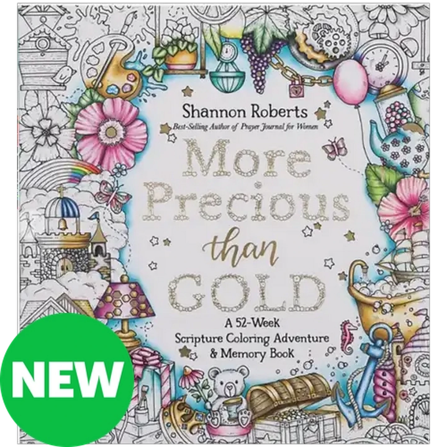 Image of Shannon Roberts More Precious Than Gold Scripture Colouring Adventure & Memory Book