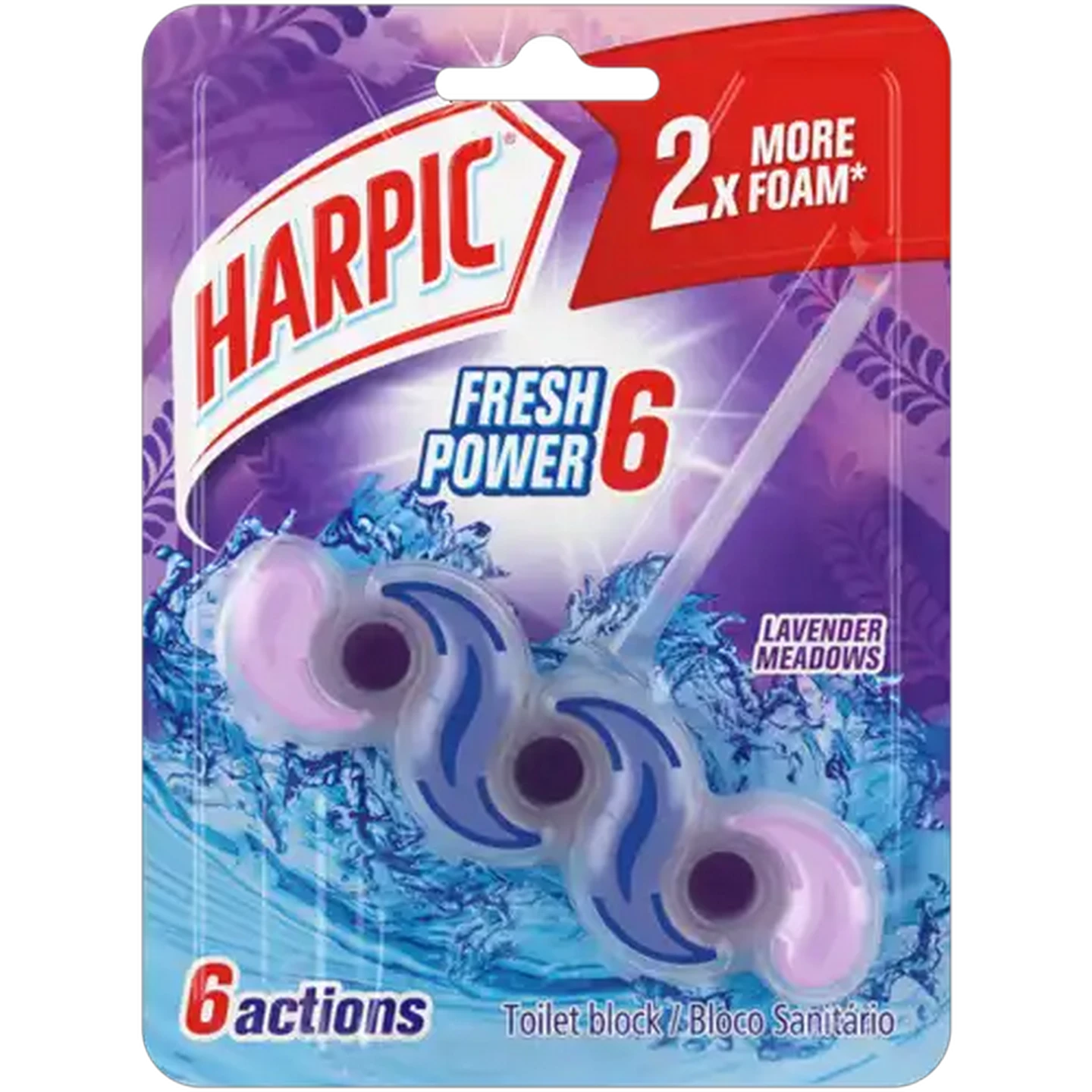 Image of Harpic Lavender Meadows Rim Block 35g