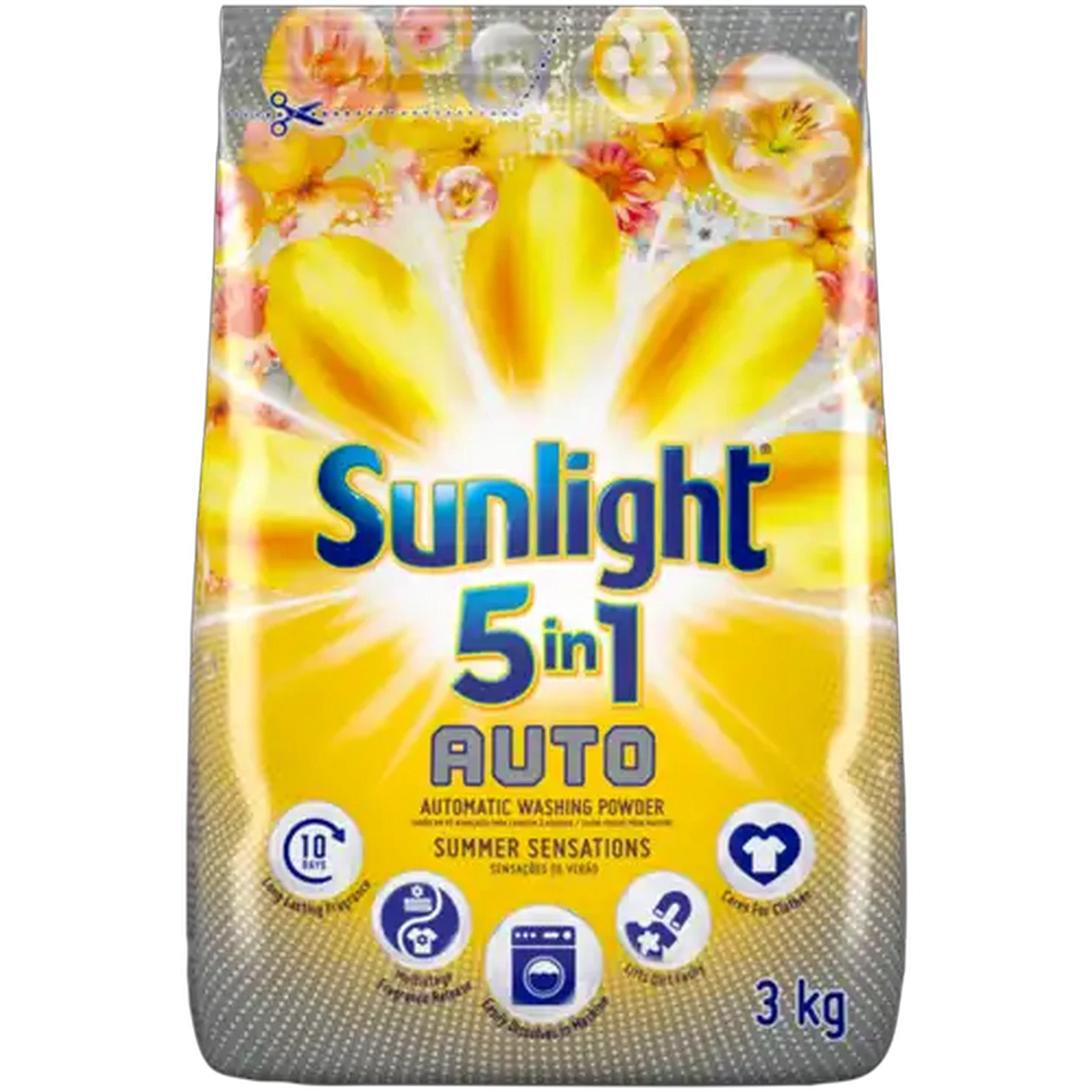 Image of Sunlight Summer Sensations 5-in-1 Auto Washing Powder 3kg