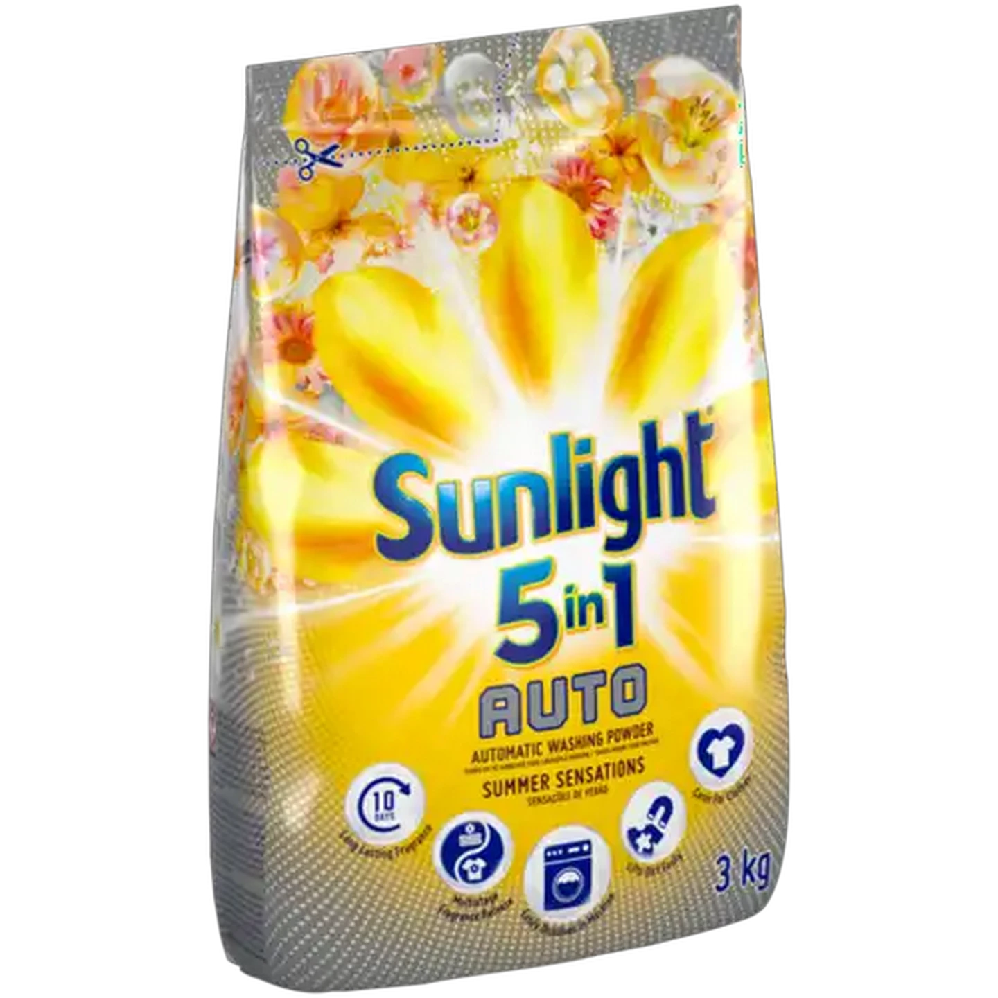 Image of Sunlight Summer Sensations 5-in-1 Auto Washing Powder 3kg