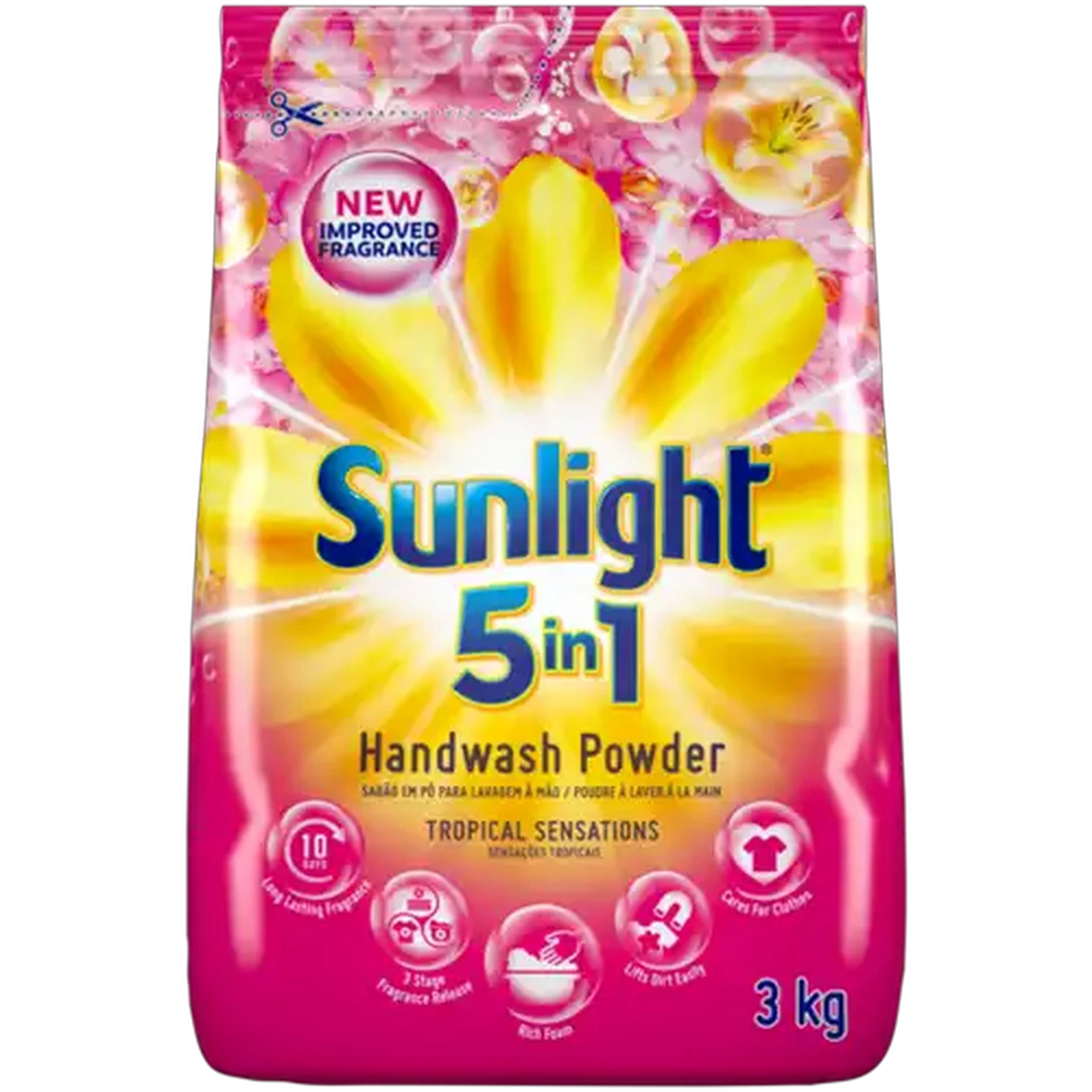 Image of Sunlight Tropical Sensations 5-in-1 Handwash Powder 3kg