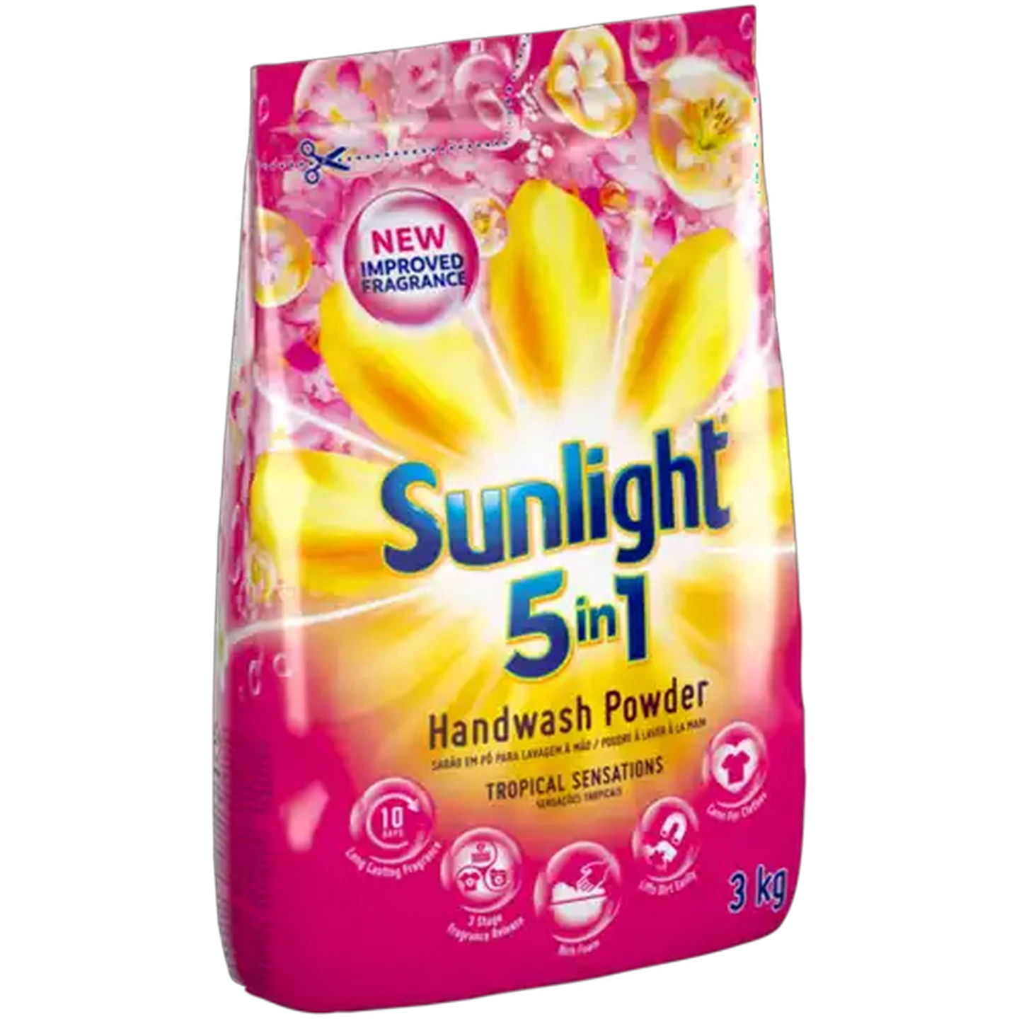 Image of Sunlight Tropical Sensations 5-in-1 Handwash Powder 3kg