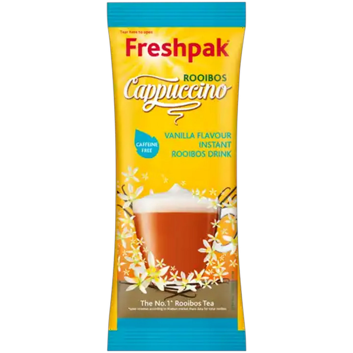 Image of Freshpak Vanilla Flavoured Instant Rooibos Tea Cappuccino Sachet 20g