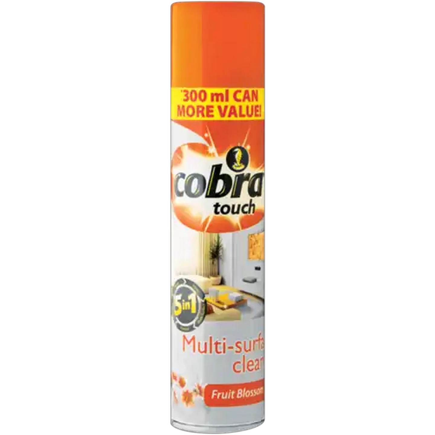 Image of Cobra Touch 5-In-1 Fruit Blossom Multi-Surface Cleaner 300ml