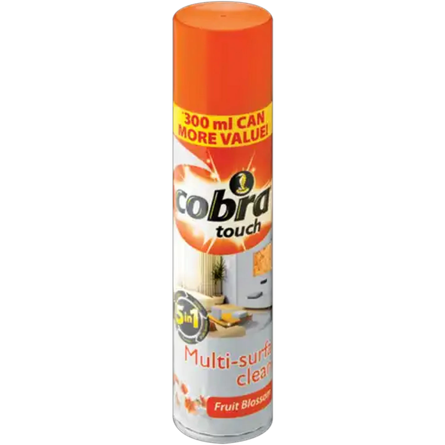 Image of Cobra Touch 5-In-1 Fruit Blossom Multi-Surface Cleaner 300ml