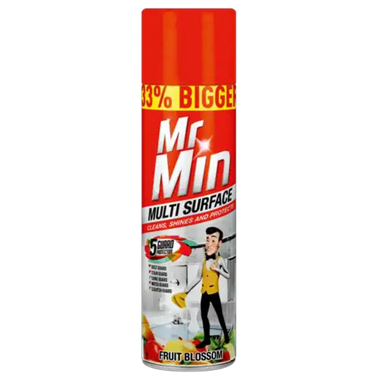 Image of Mr. Min Fruit Blossom Scented Multi Surface 5 Guard Protection 400ml