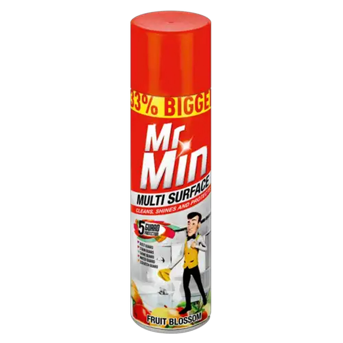 Image of Mr. Min Fruit Blossom Scented Multi Surface 5 Guard Protection 400ml