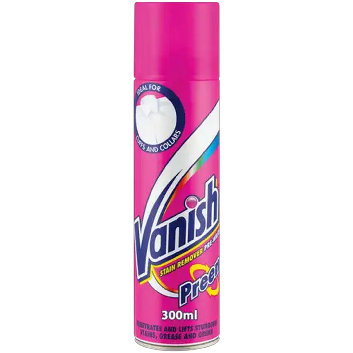 Image of Vanish Preen Stain Remover Pre-Wash Aerosol 300ml