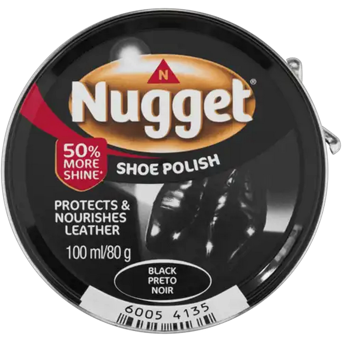 Image of Nugget Black Shoe Polish 100ml