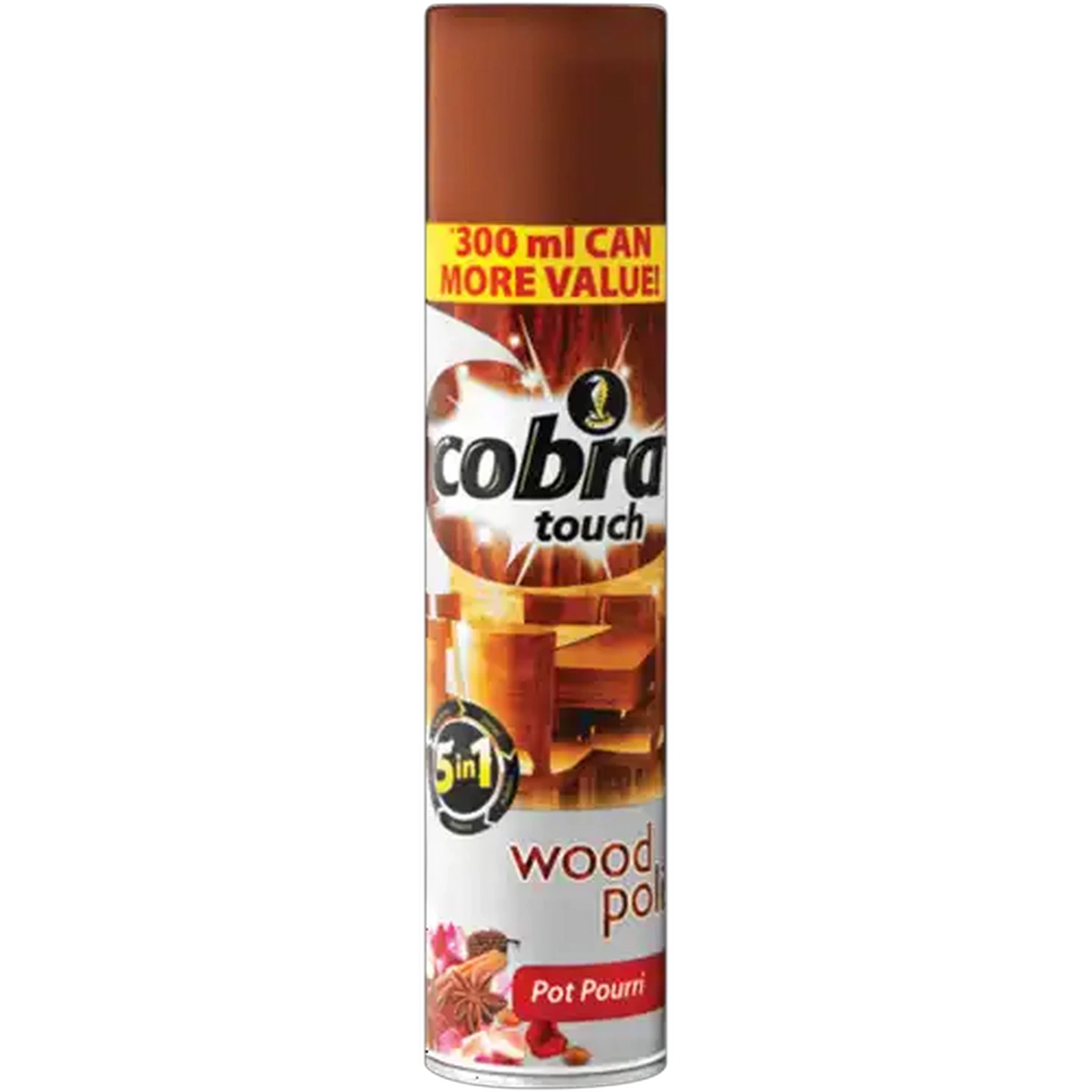 Image of Cobra Touch 5-In-1 Pot Pourri Wood Polish 300ml
