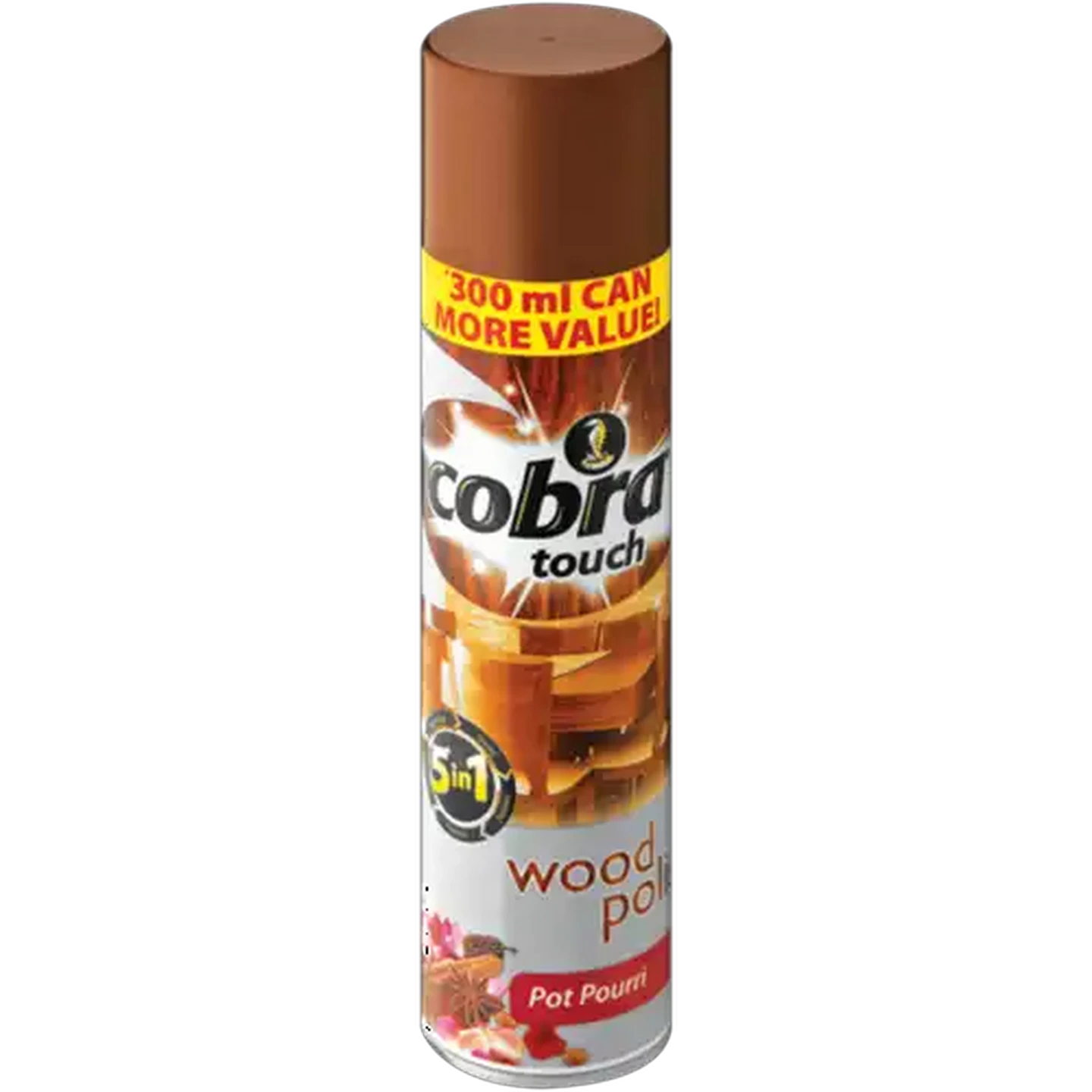 Image of Cobra Touch 5-In-1 Pot Pourri Wood Polish 300ml