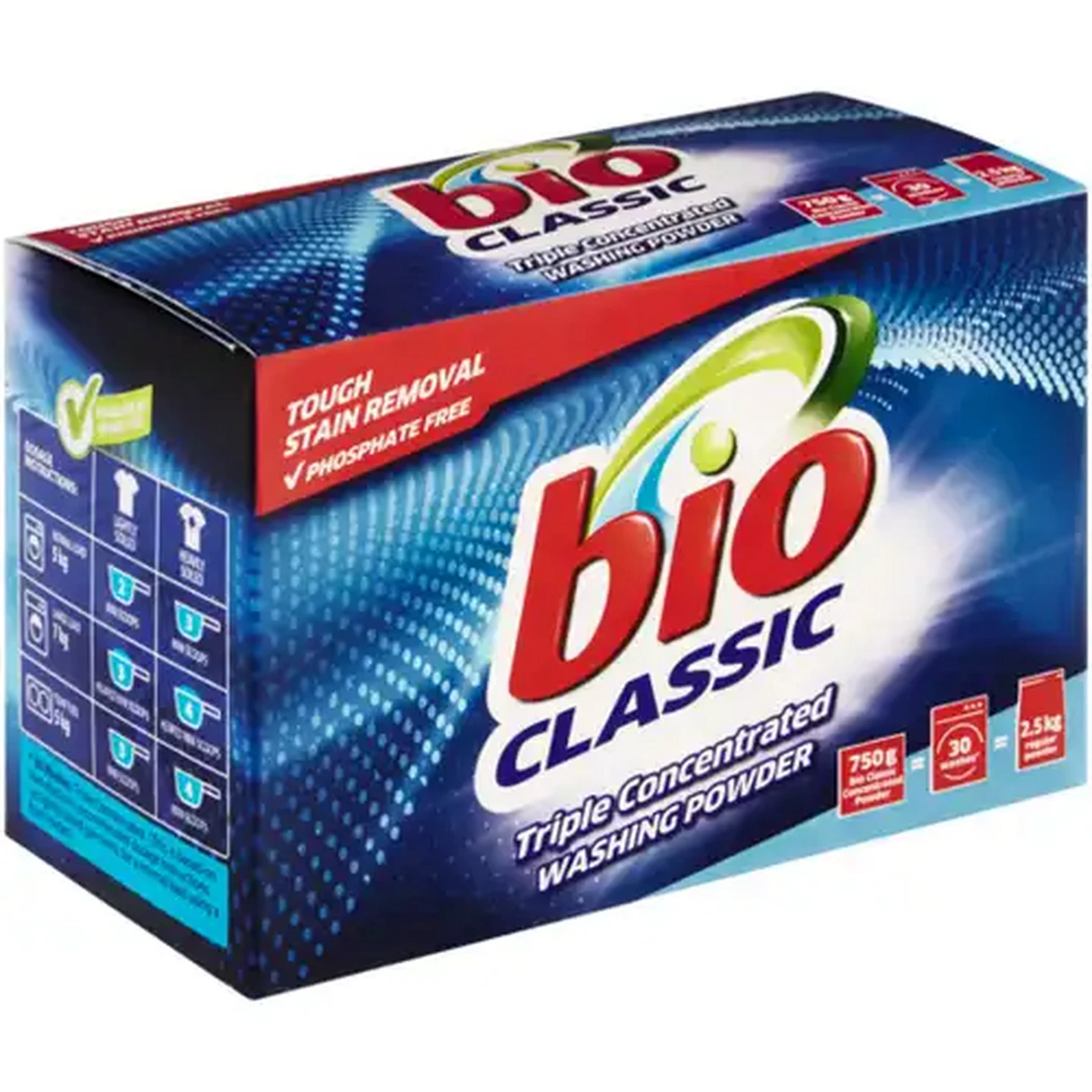 Image of Bio Classic Triple Concentrated Washing Powder 750g